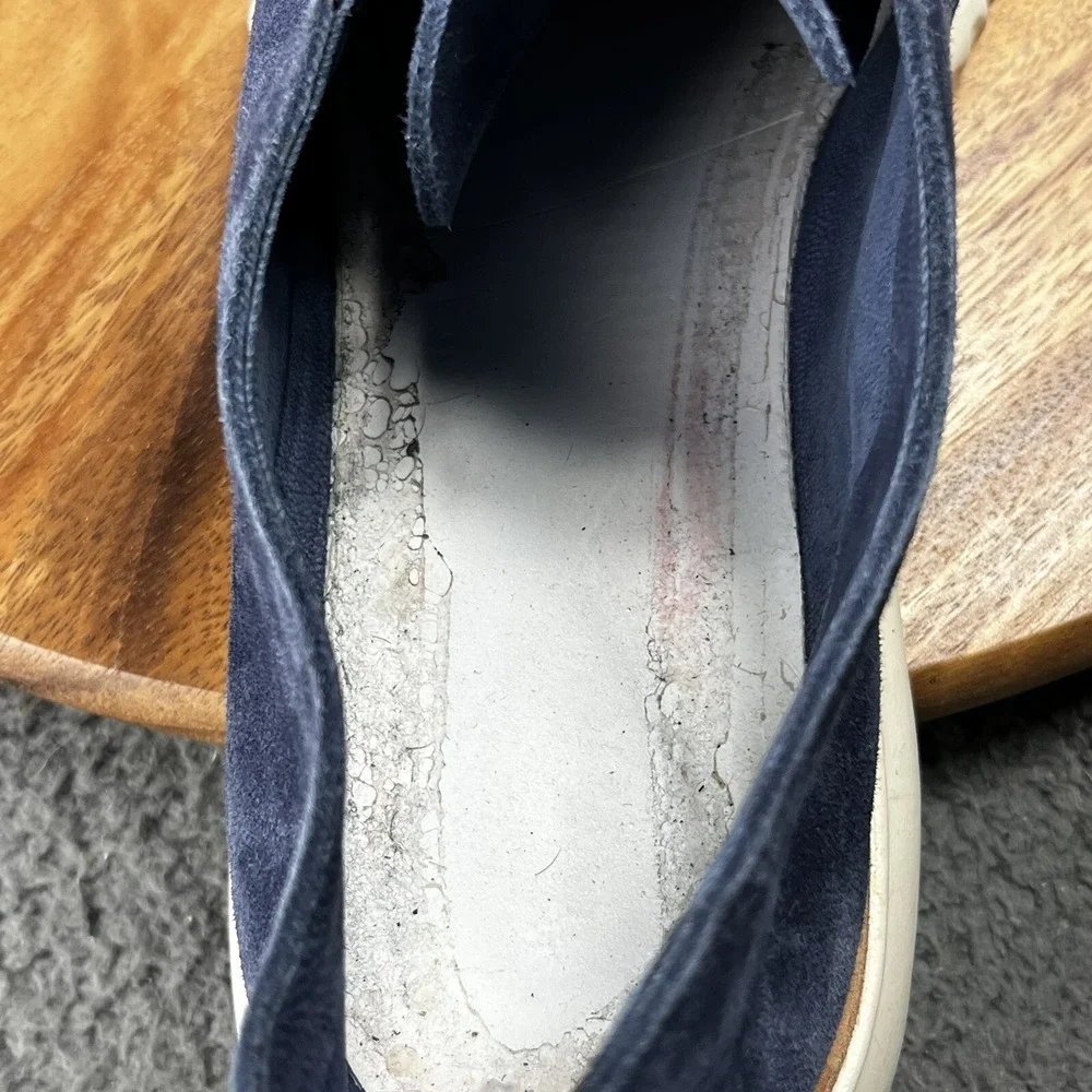 Cole Haan 2.Zerogrand Shoes Blue Suede Mens Sz 11 C25237 Oxfords - NEEDS INSOLES